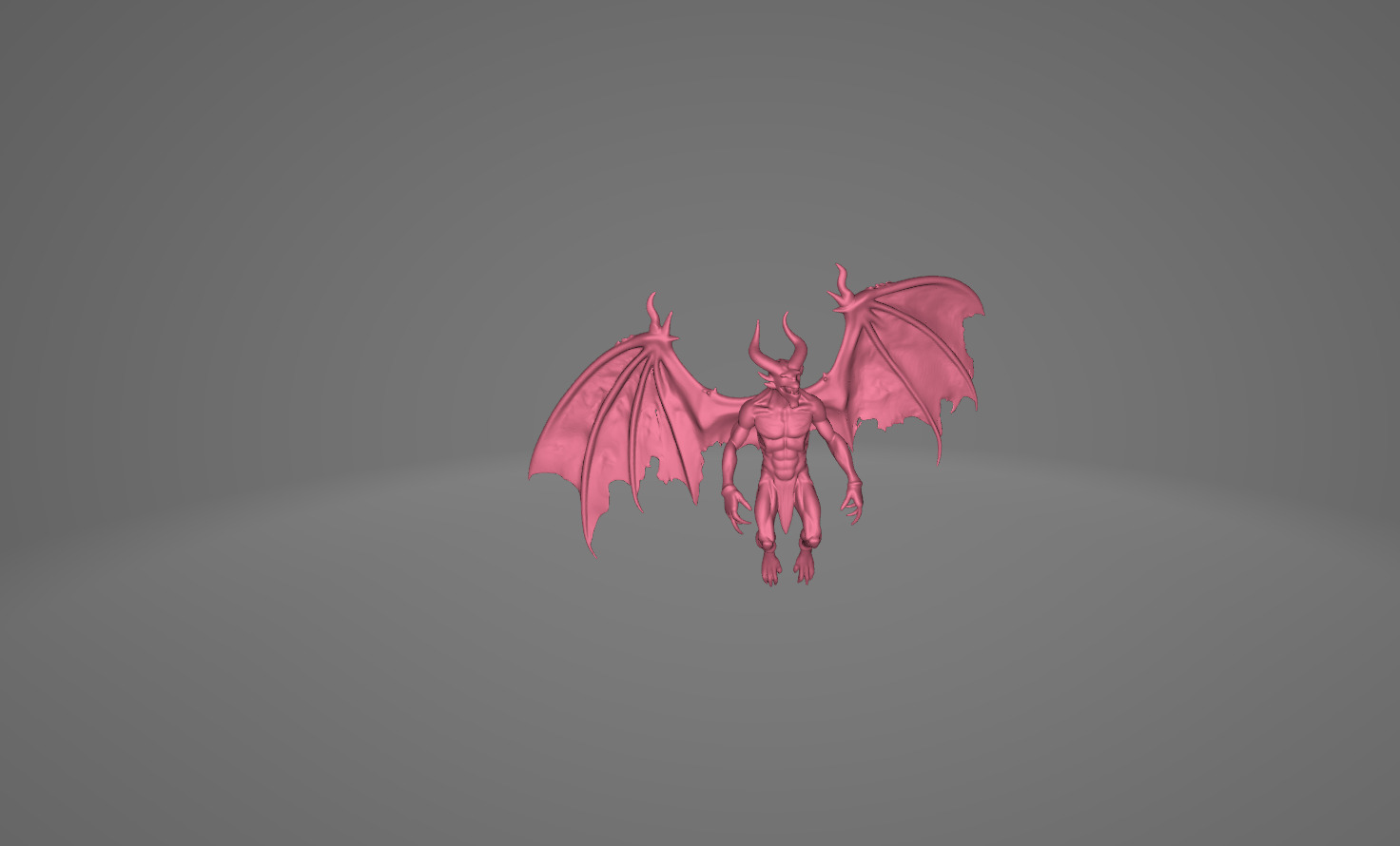 Demonic and Draconic Fantasy Character Lineup Blender 3D Models Low-poly 3D model_23