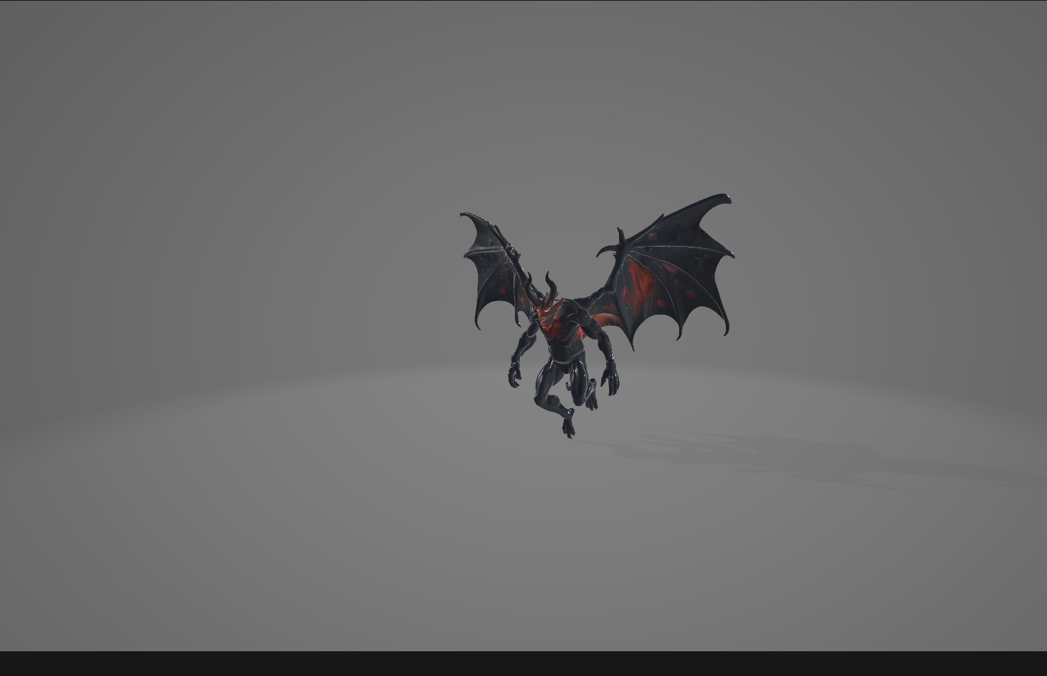 Demonic and Draconic Fantasy Character Lineup Blender 3D Models Low-poly 3D model_45