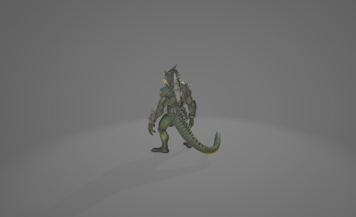 Demonic and Draconic Fantasy Character Lineup Blender 3D Models Low-poly 3D model_26
