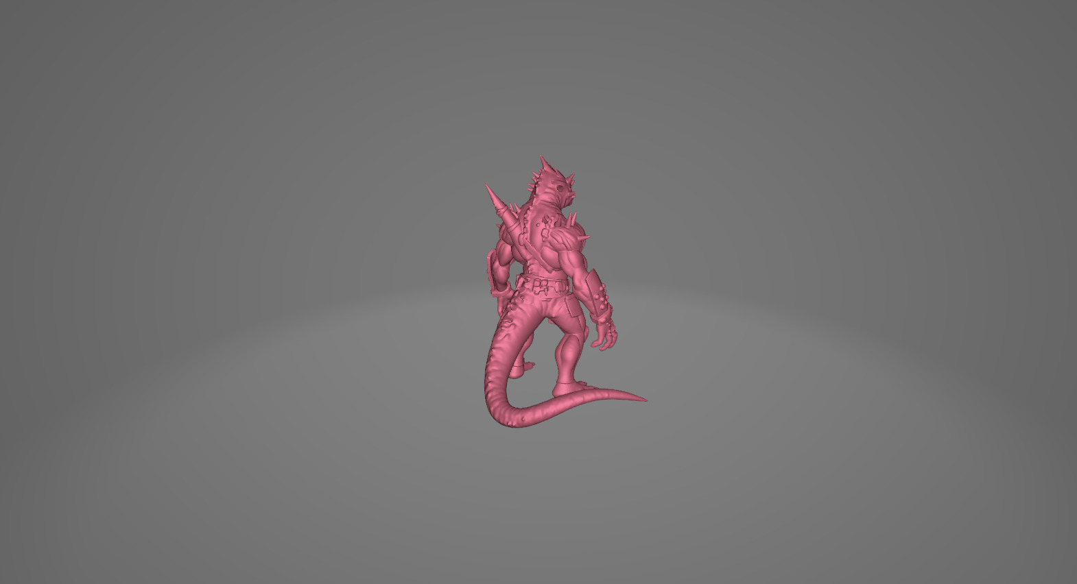 Demonic and Draconic Fantasy Character Lineup Blender 3D Models Low-poly 3D model_28