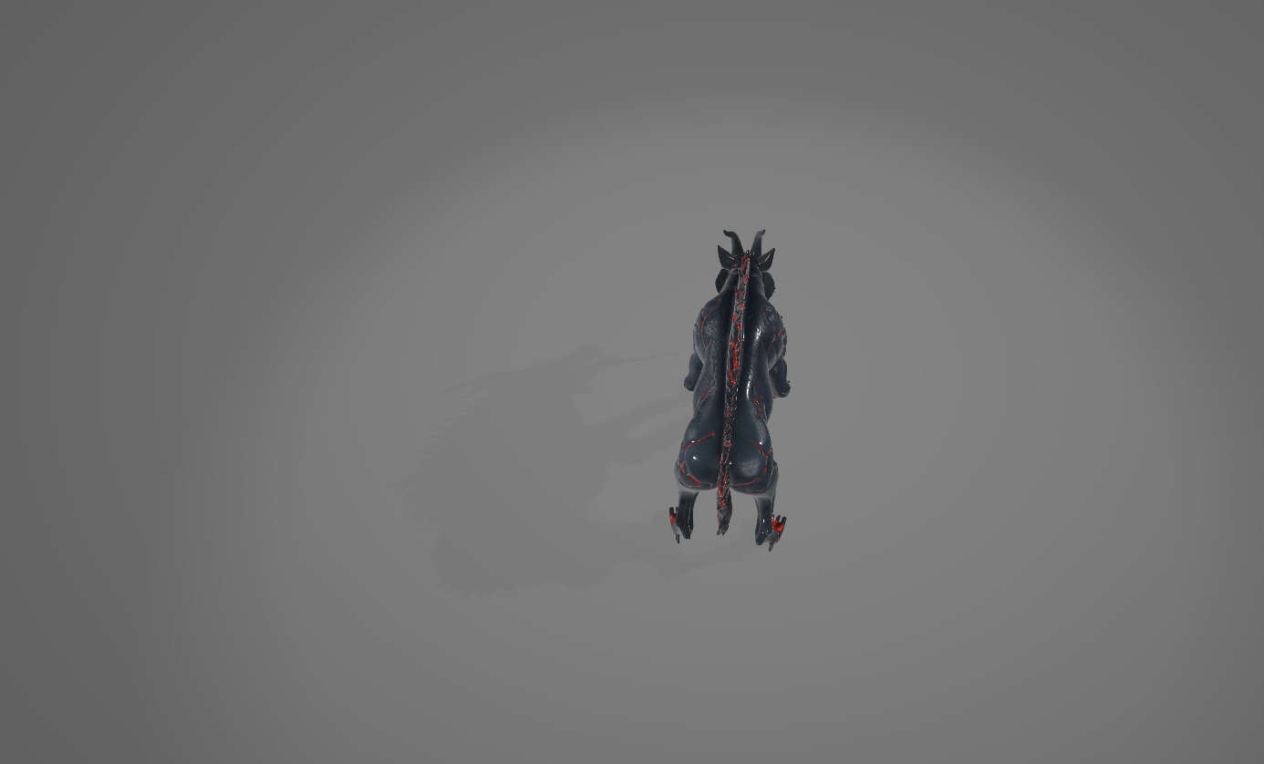 Demonic and Draconic Fantasy Character Lineup Blender 3D Models Low-poly 3D model_32