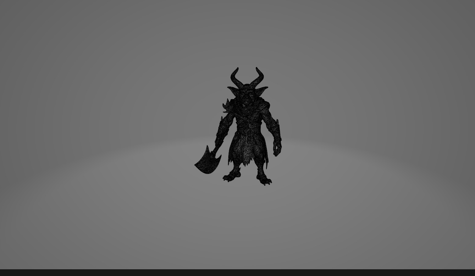 Demonic and Draconic Fantasy Character Lineup Blender 3D Models Low-poly 3D model_69