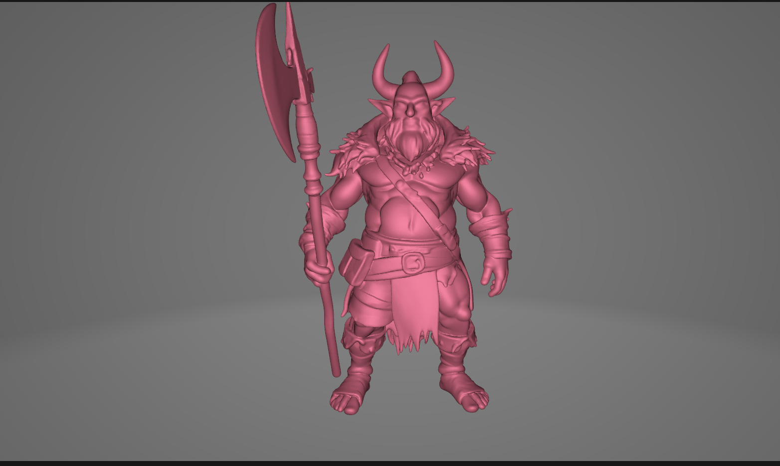 Demonic and Draconic Fantasy Character Lineup Blender 3D Models Low-poly 3D model_13