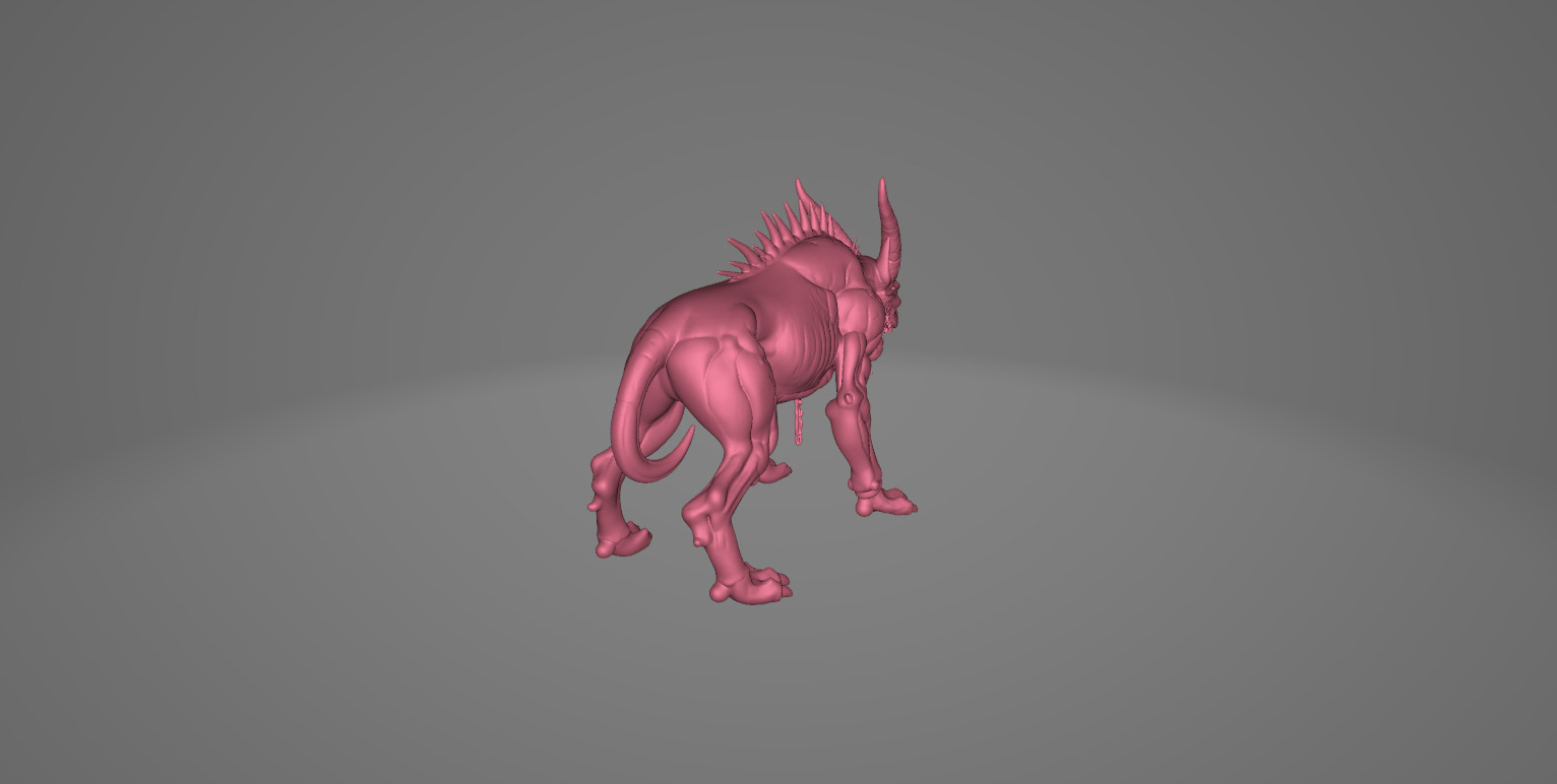 Demonic and Draconic Fantasy Character Lineup Blender 3D Models Low-poly 3D model_42