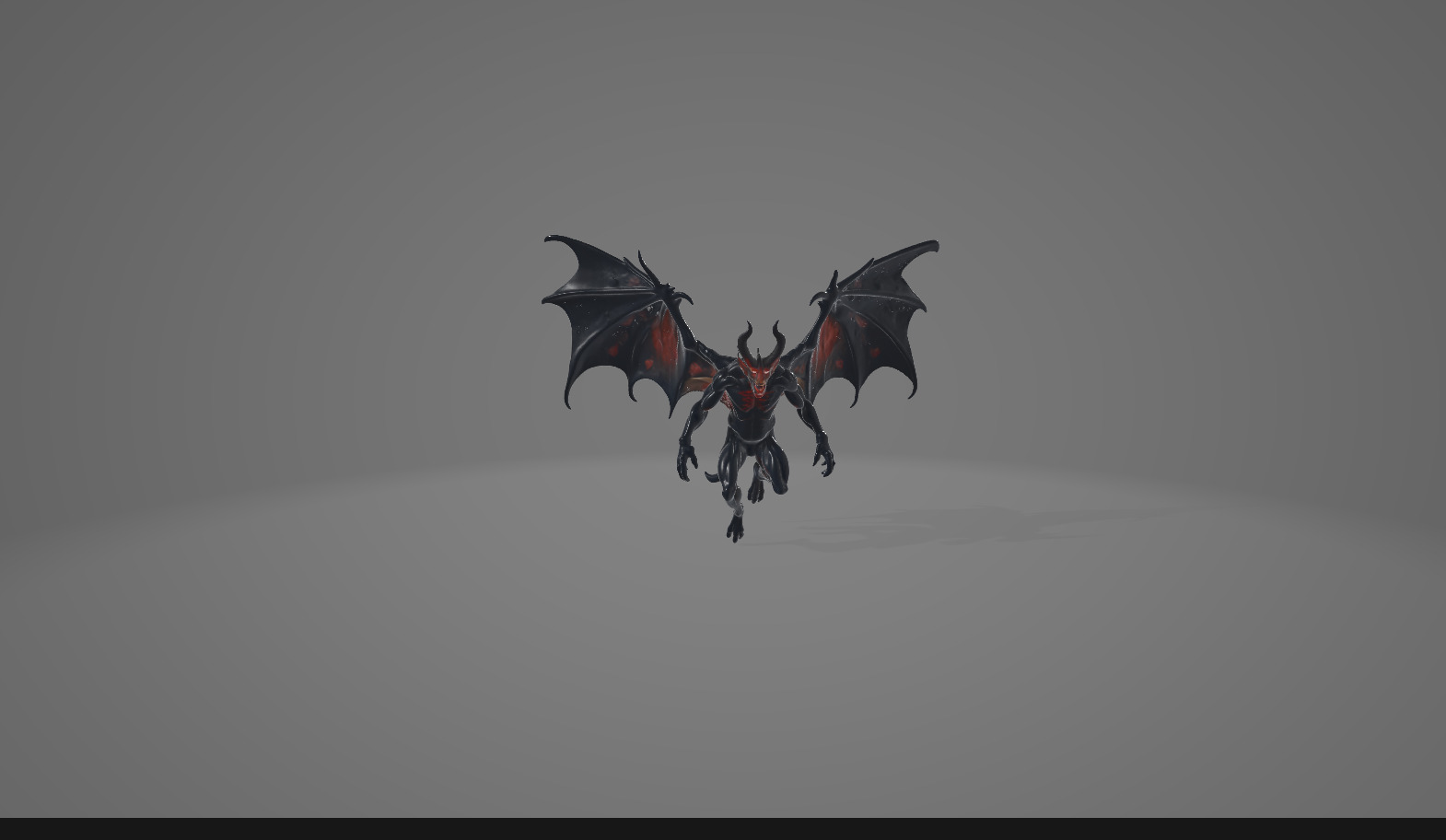 Demonic and Draconic Fantasy Character Lineup Blender 3D Models Low-poly 3D model_44