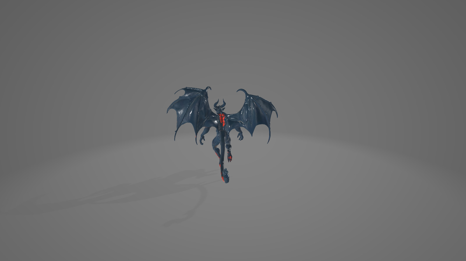 Demonic and Draconic Fantasy Character Lineup Blender 3D Models Low-poly 3D model_7