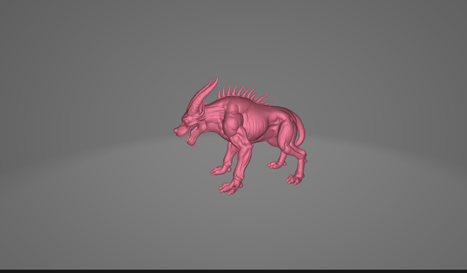 Demonic and Draconic Fantasy Character Lineup Blender 3D Models Low-poly 3D model_41