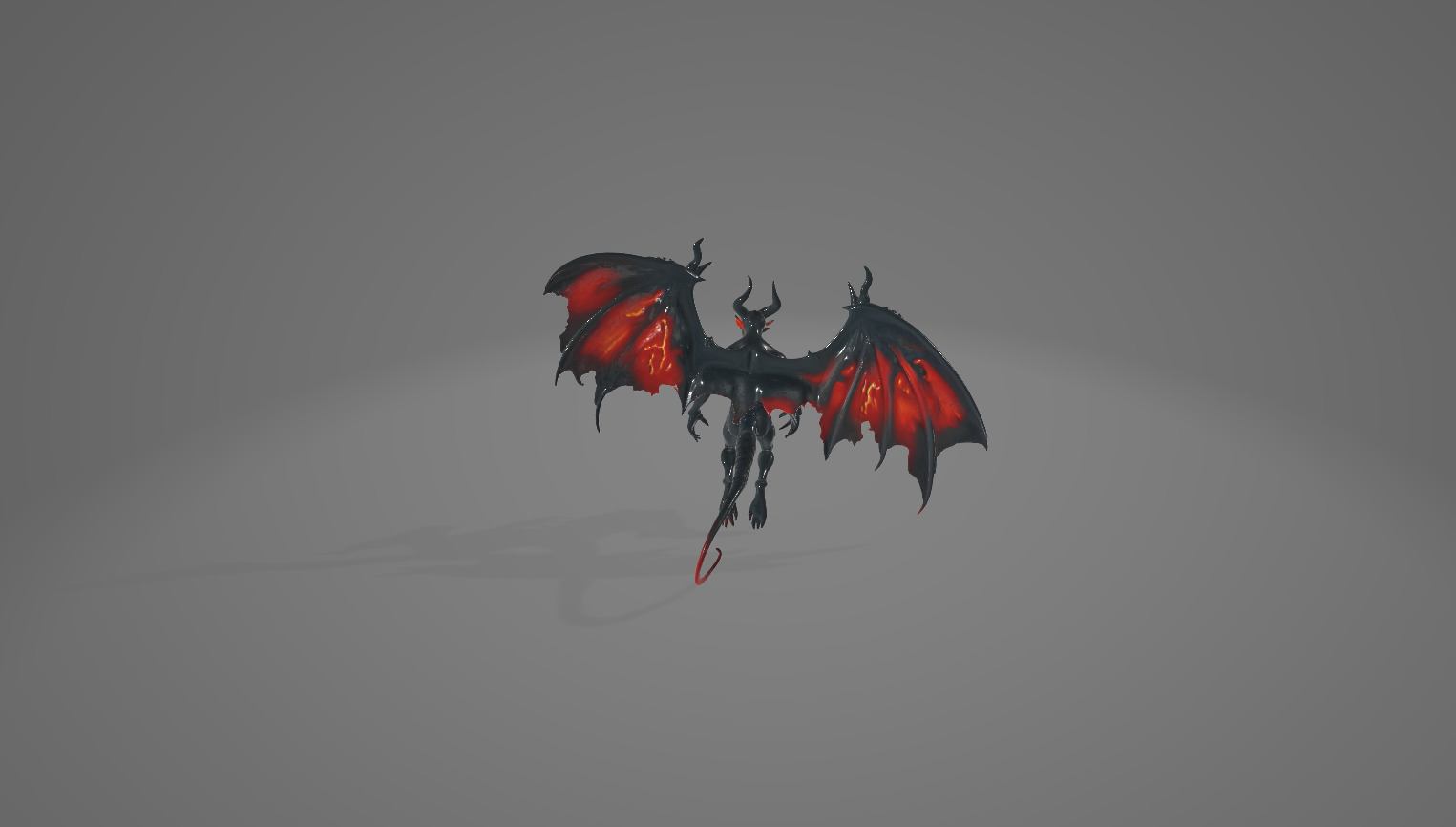 Demonic and Draconic Fantasy Character Lineup Blender 3D Models Low-poly 3D model_20