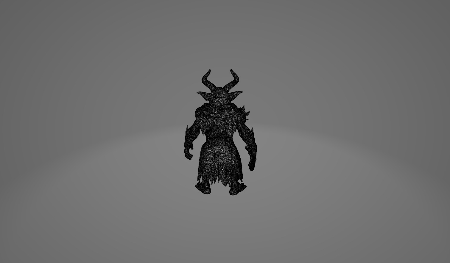 Demonic and Draconic Fantasy Character Lineup Blender 3D Models Low-poly 3D model_70