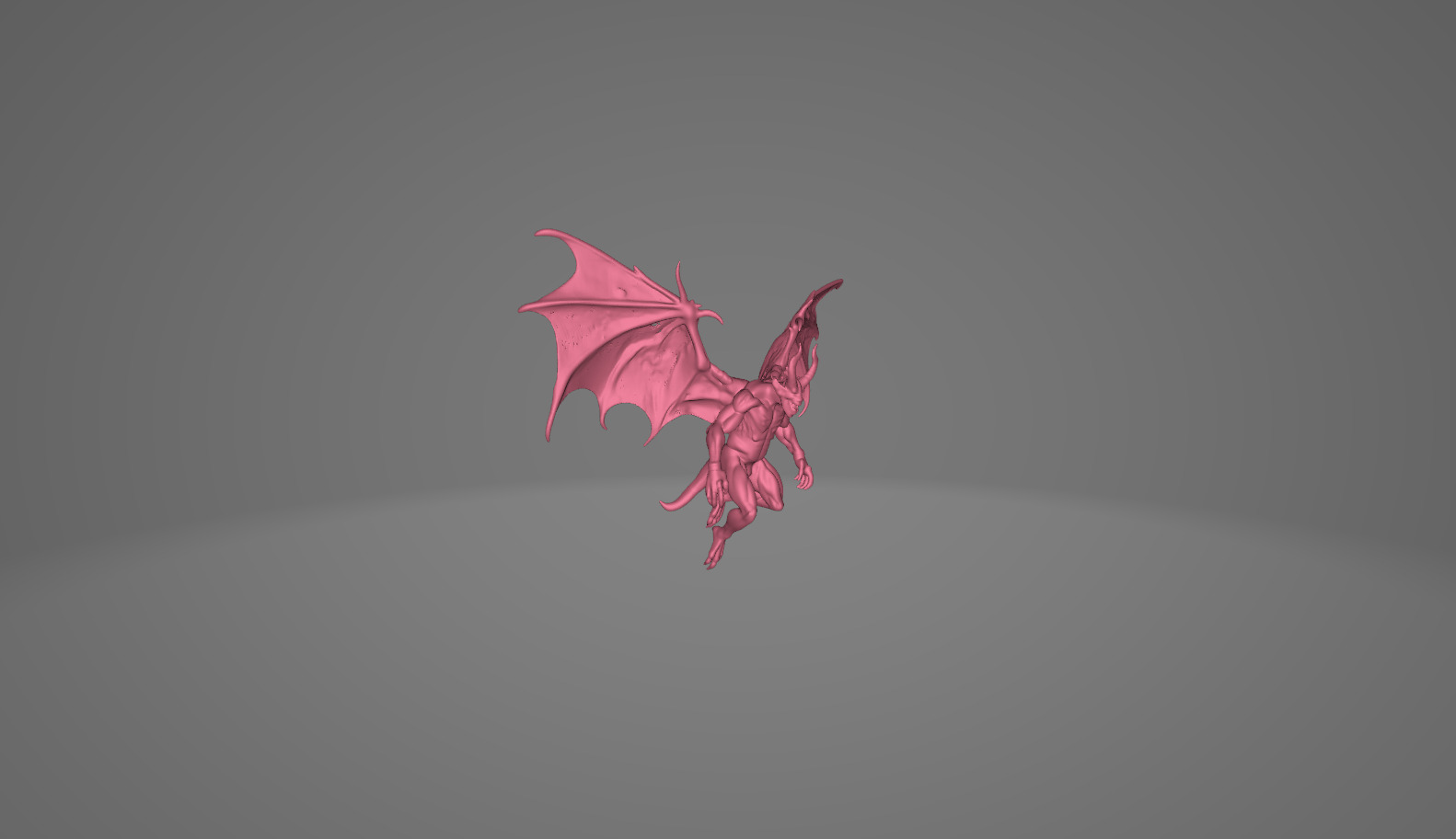 Demonic and Draconic Fantasy Character Lineup Blender 3D Models Low-poly 3D model_47