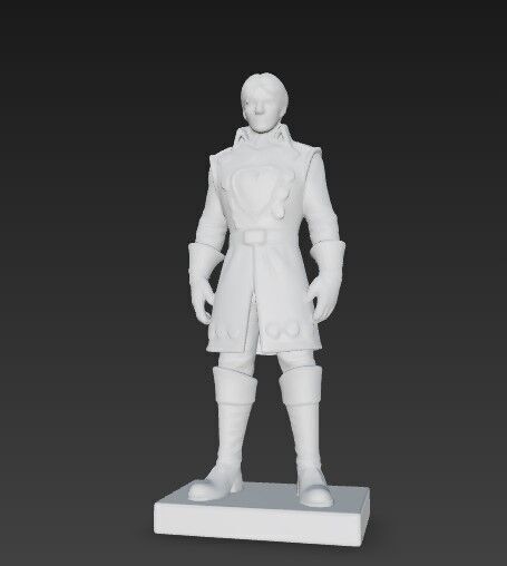 3D Printable King of Hearts Figure  3D model_8