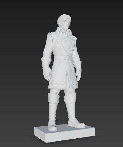 3D Printable King of Hearts Figure  3D model_4