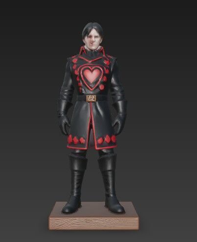3D Printable King of Hearts Figure  3D model_13