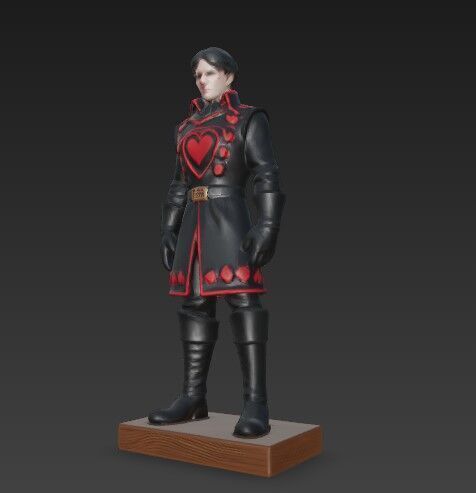 3D Printable King of Hearts Figure  3D model_15