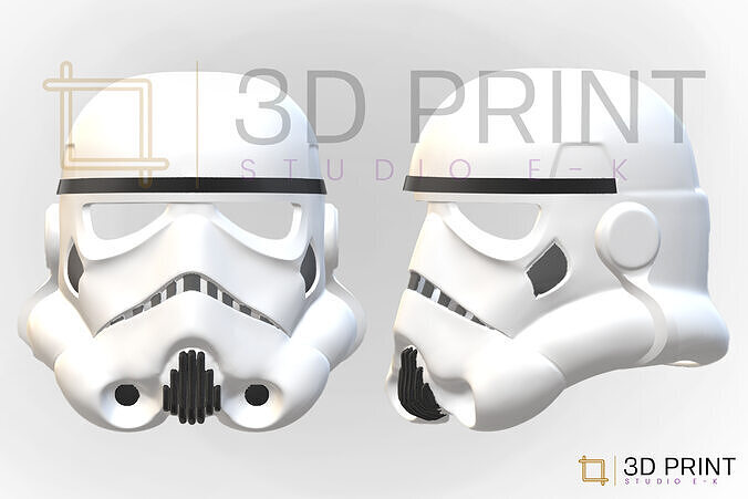 Star Wars Stormtrooper Helmet 3D print model