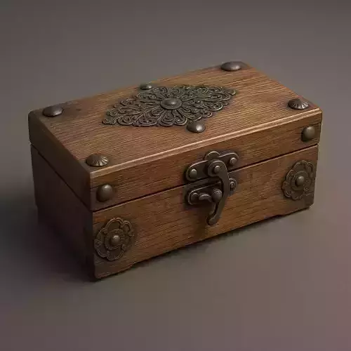 Wooden jewelry box