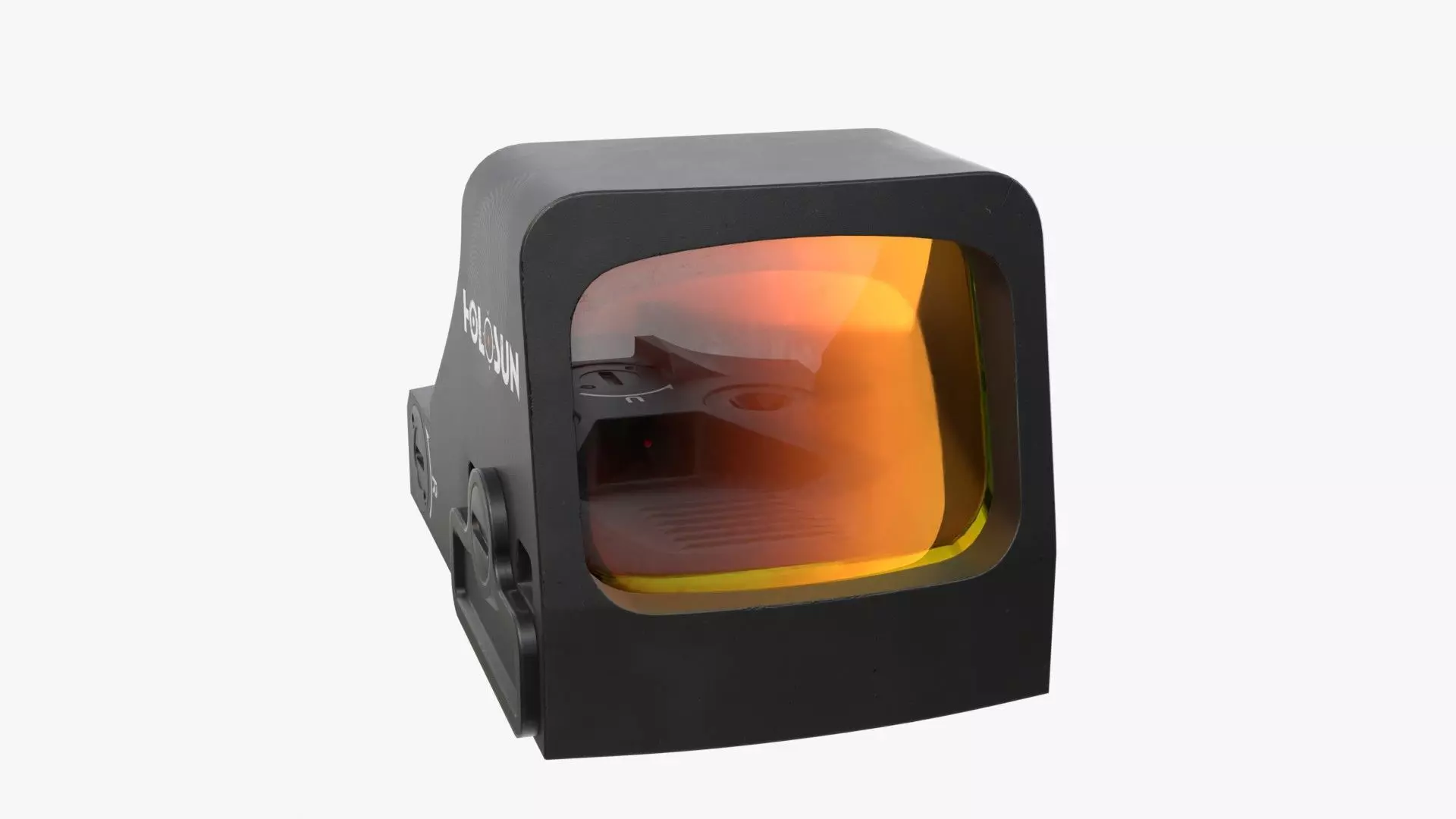 Holosun HS507K X2 red dot sight Low-poly 3D model_8