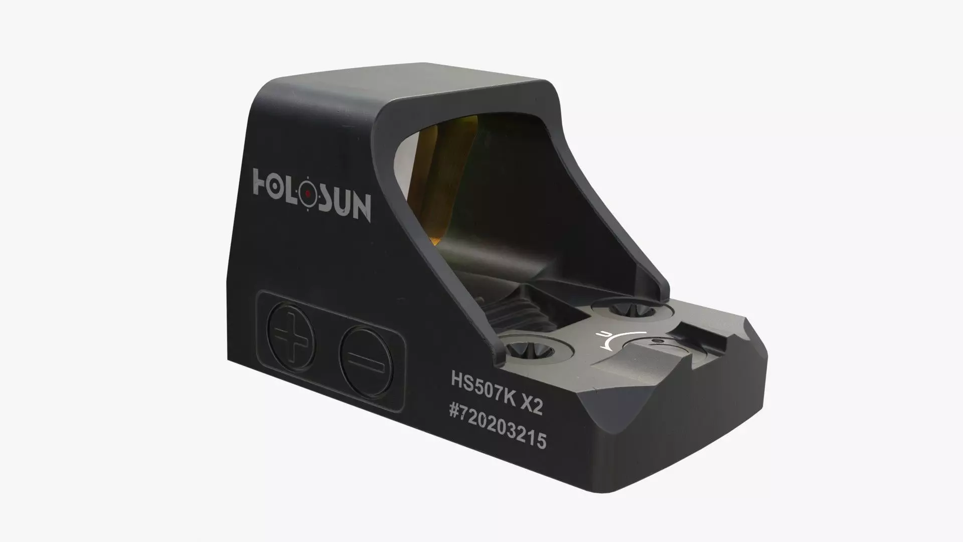 Holosun HS507K X2 red dot sight Low-poly 3D model_3