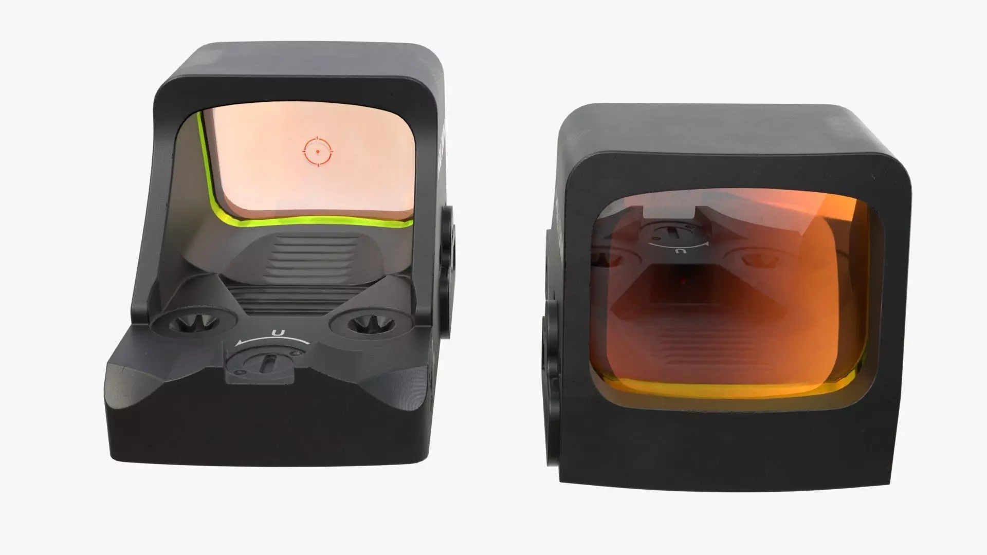 Holosun HS507K X2 red dot sight Low-poly 3D model_9