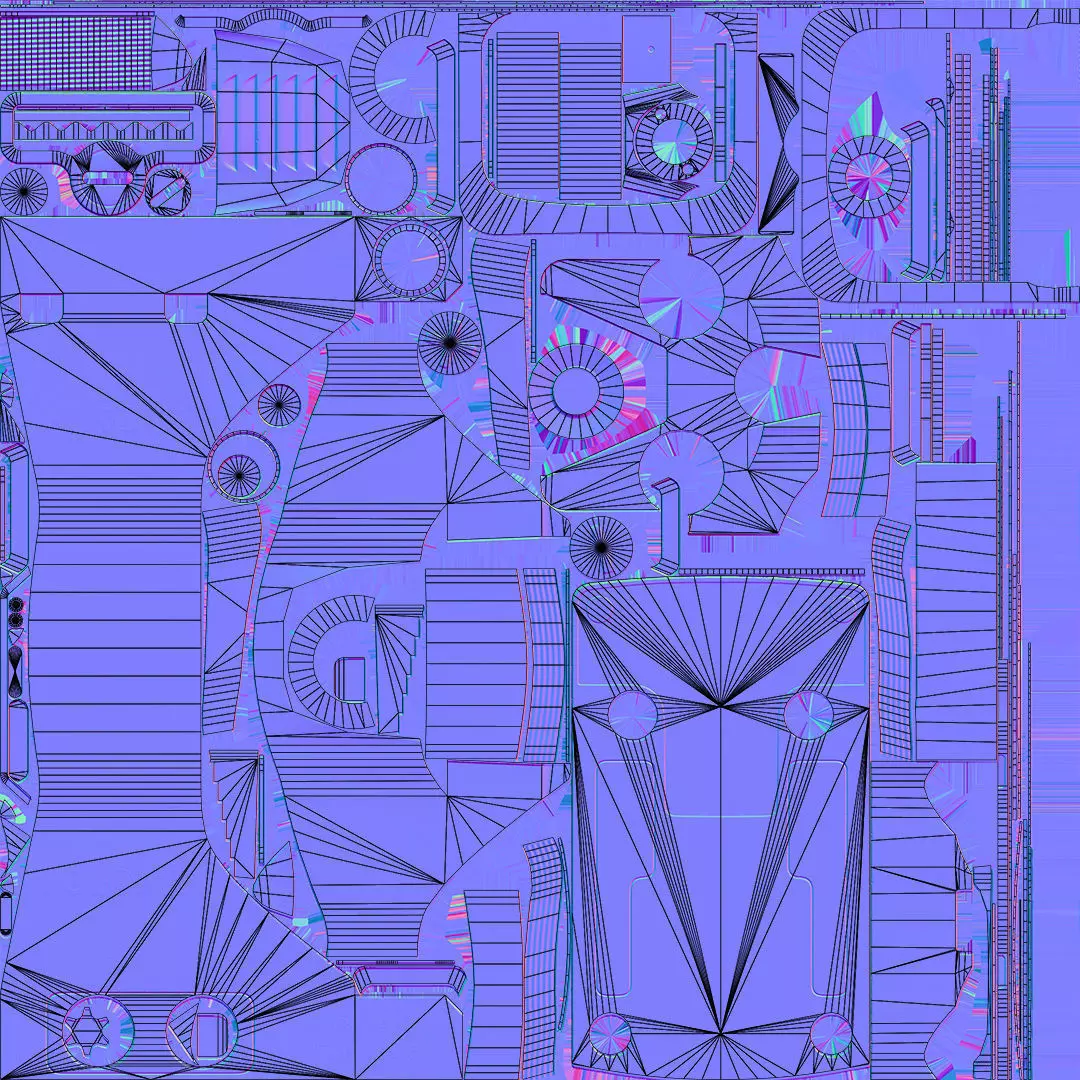 Holosun HS507K X2 red dot sight Low-poly 3D model_17