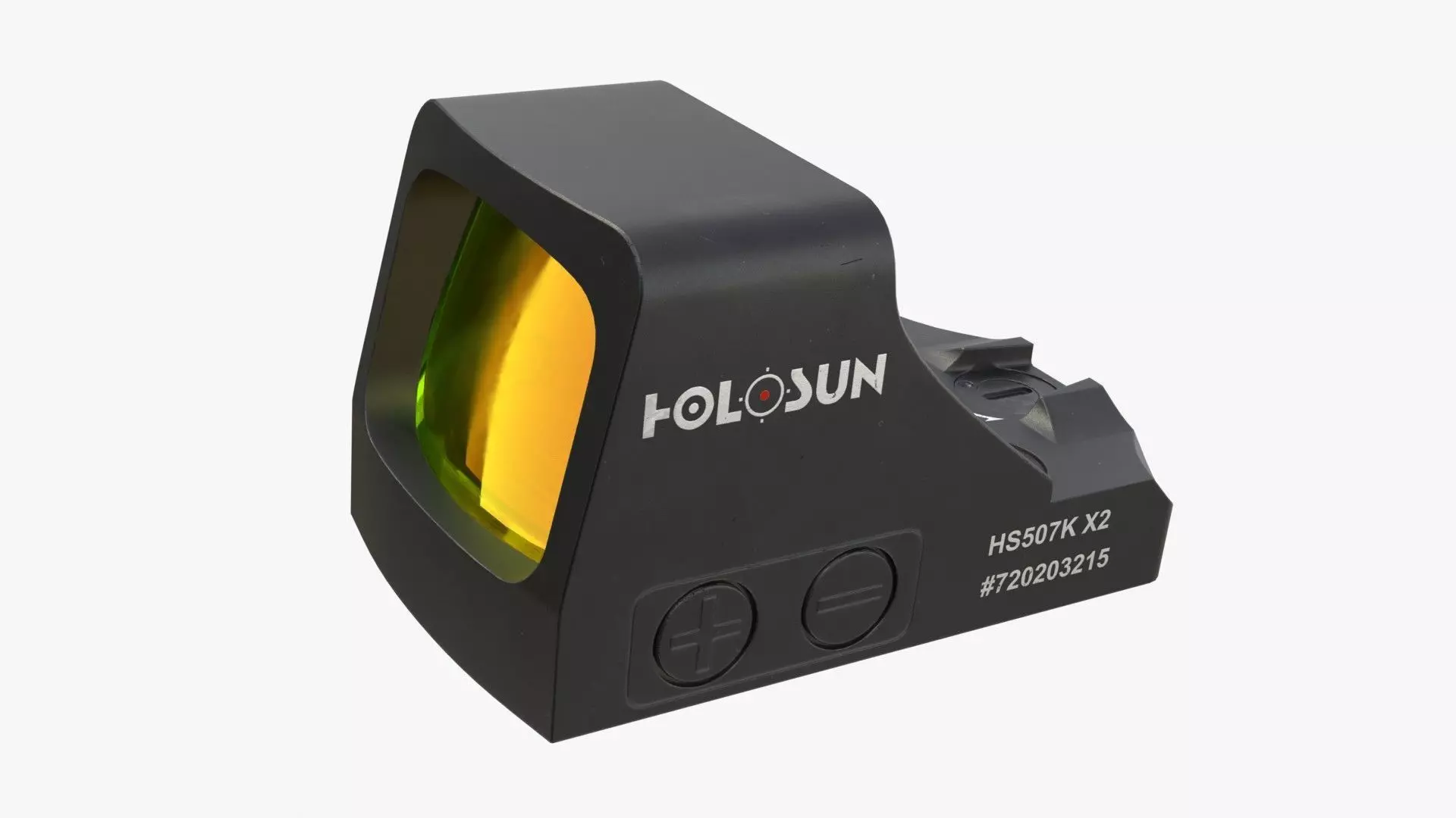 Holosun HS507K X2 red dot sight Low-poly 3D model_0