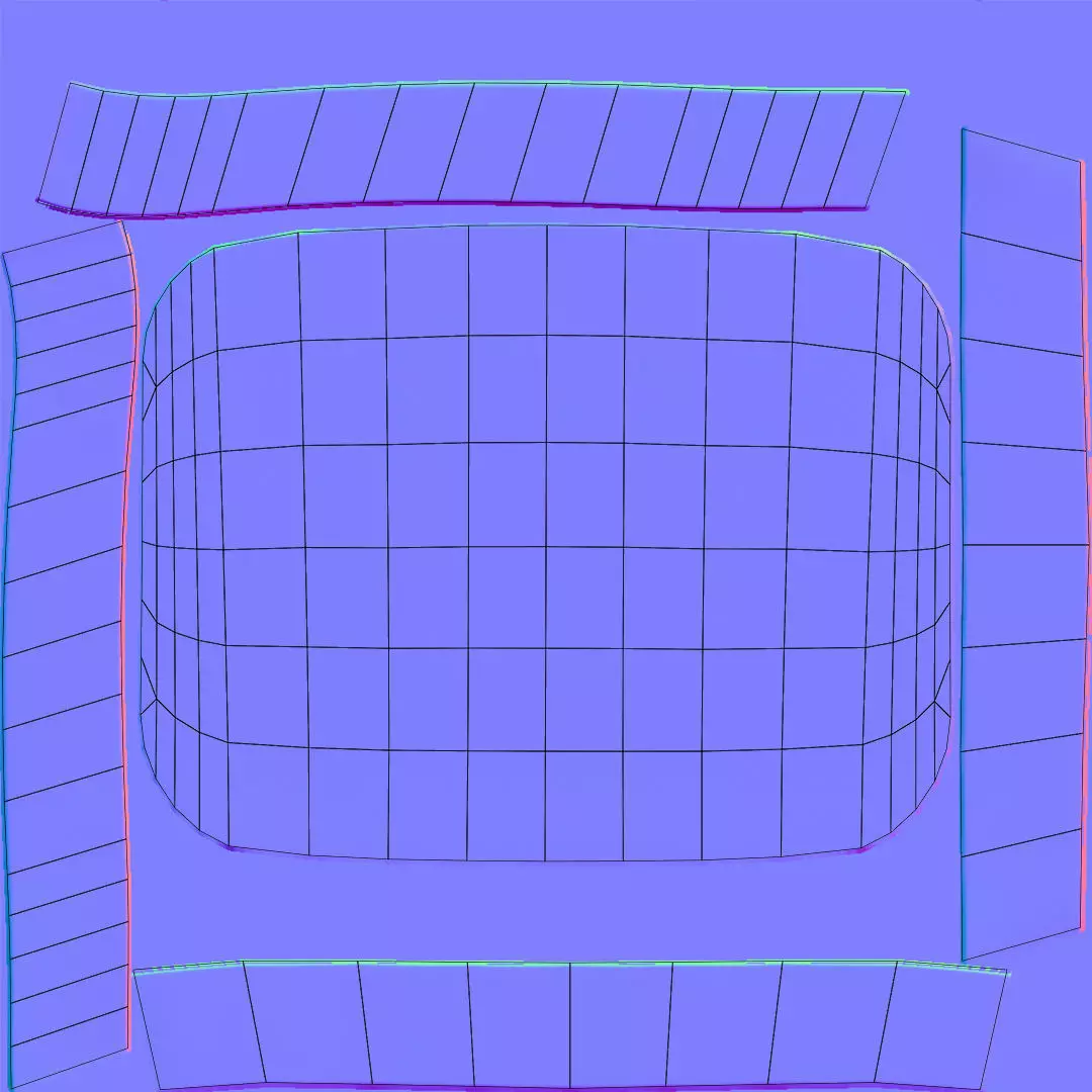 Holosun HS507K X2 red dot sight Low-poly 3D model_18