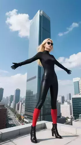 Catsuit Blonde Spy 3D model
