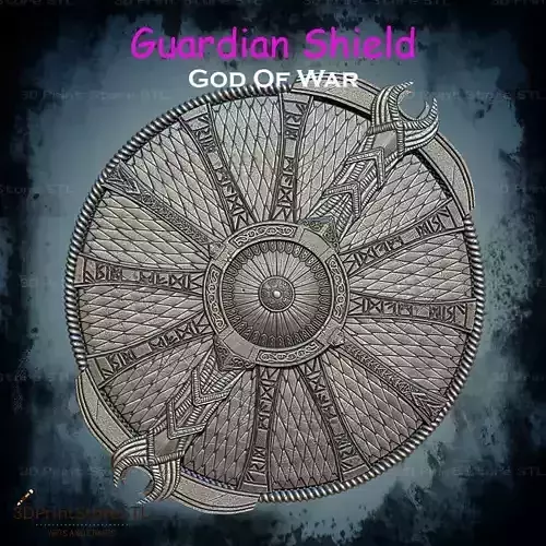 Guardian Shield Cosplay God of War - STL File 3D print model