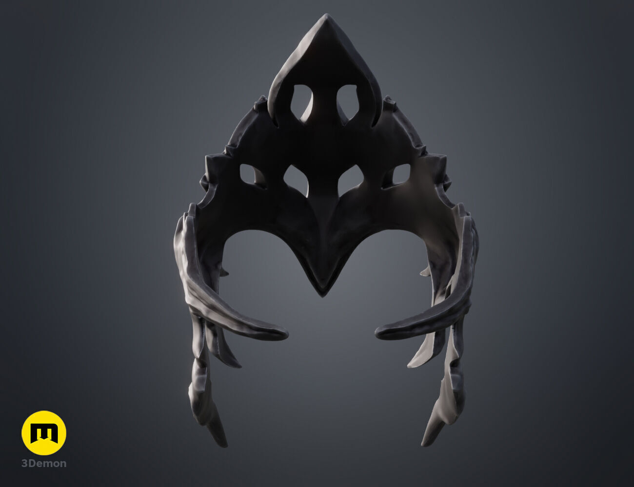 The First Berserker Khazan Crown 3D print model_5
