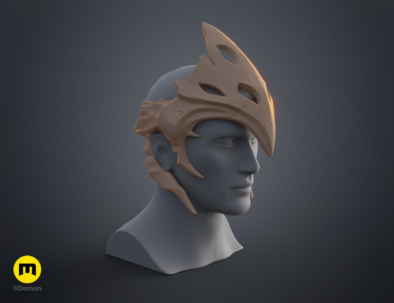 The First Berserker Khazan Crown 3D print model_6