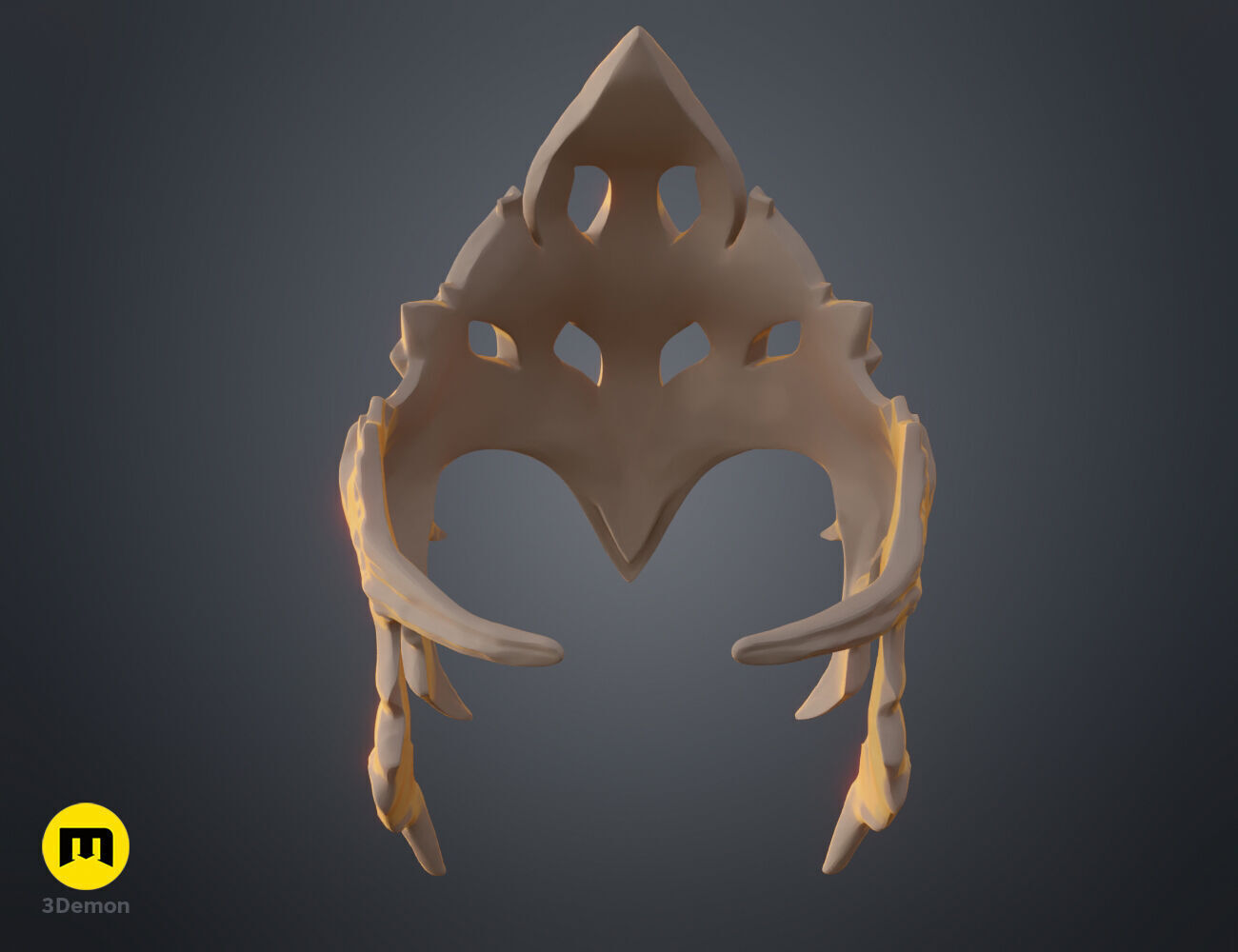 The First Berserker Khazan Crown 3D print model_9