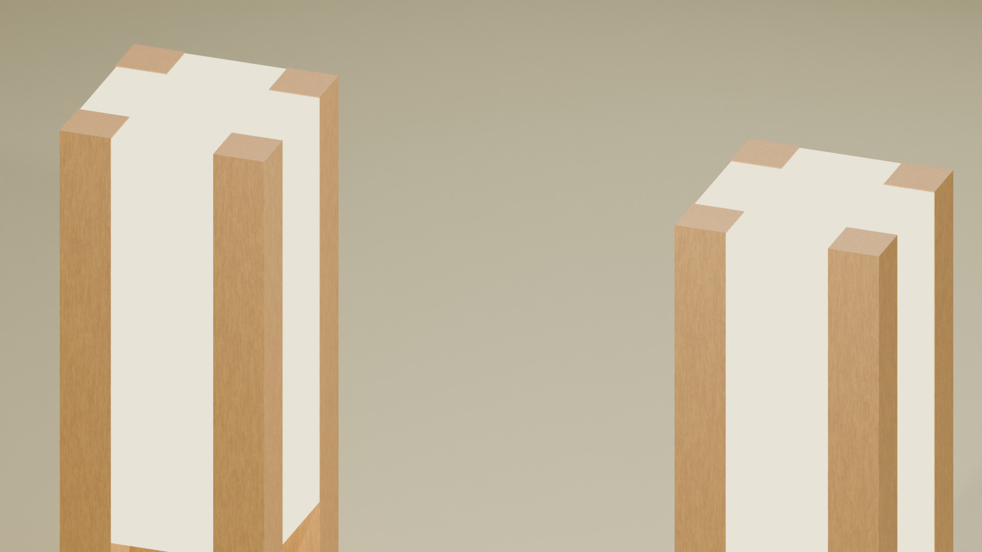 Standing Floor Lamp Minimal Style Low-poly 3D model_9