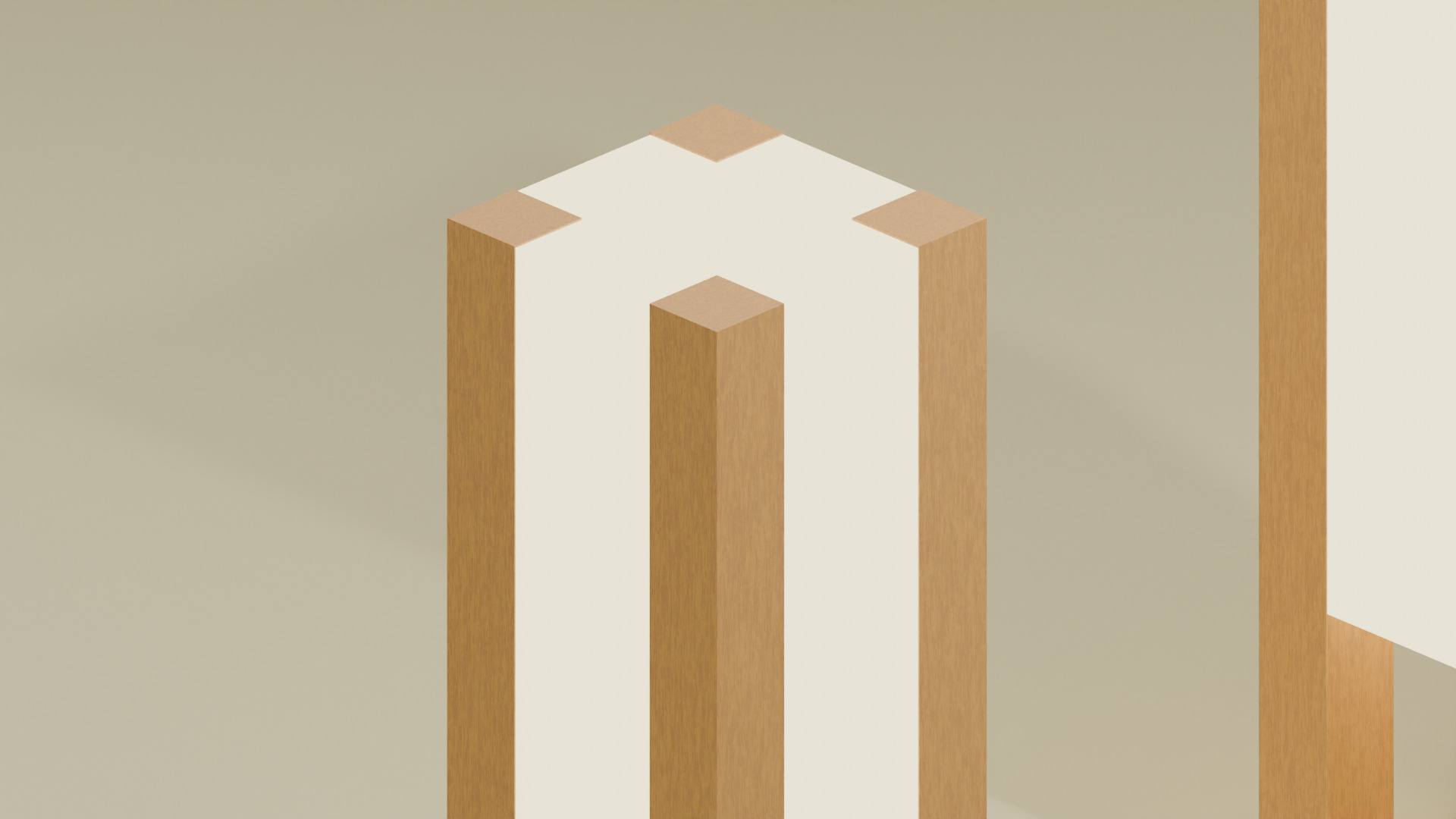 Standing Floor Lamp Minimal Style Low-poly 3D model_2