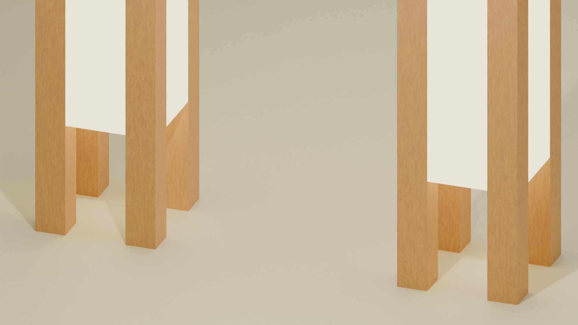 Standing Floor Lamp Minimal Style Low-poly 3D model_10