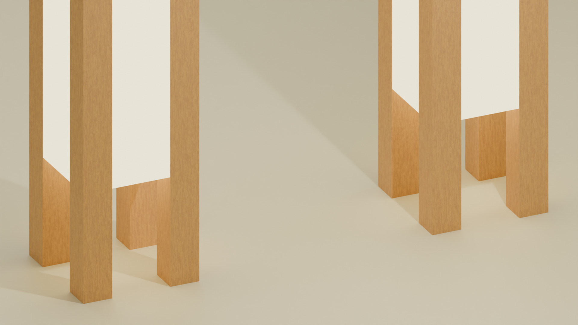 Standing Floor Lamp Minimal Style Low-poly 3D model_7
