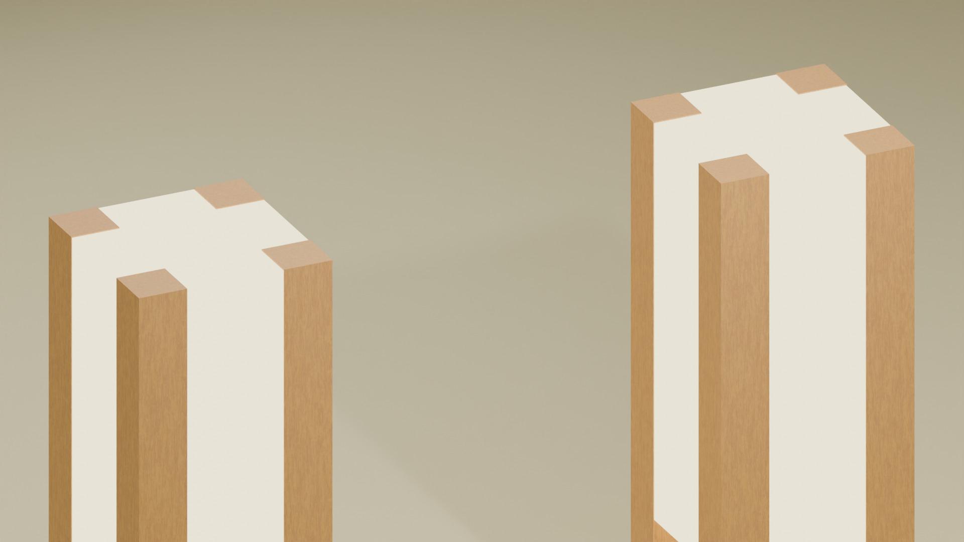 Standing Floor Lamp Minimal Style Low-poly 3D model_8