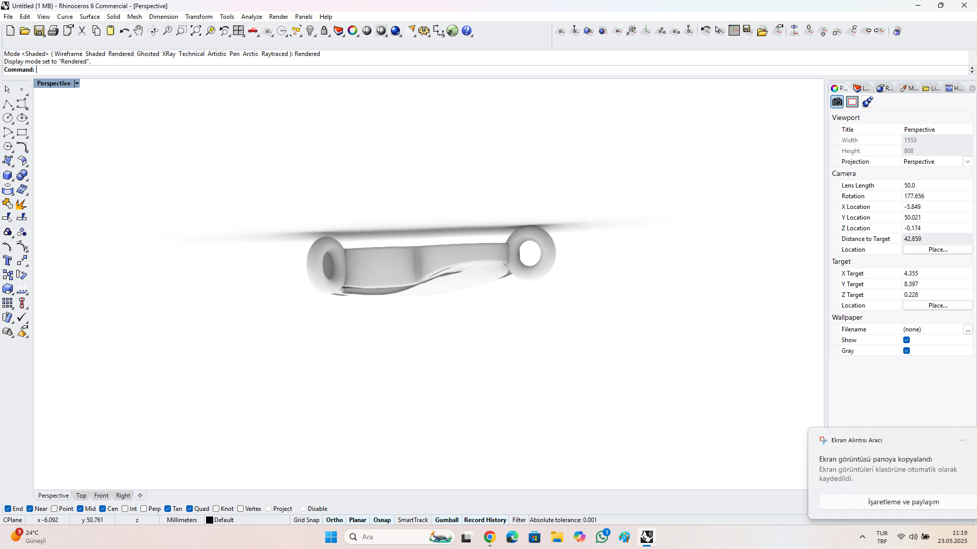 kalpli kolye Free 3D model_13