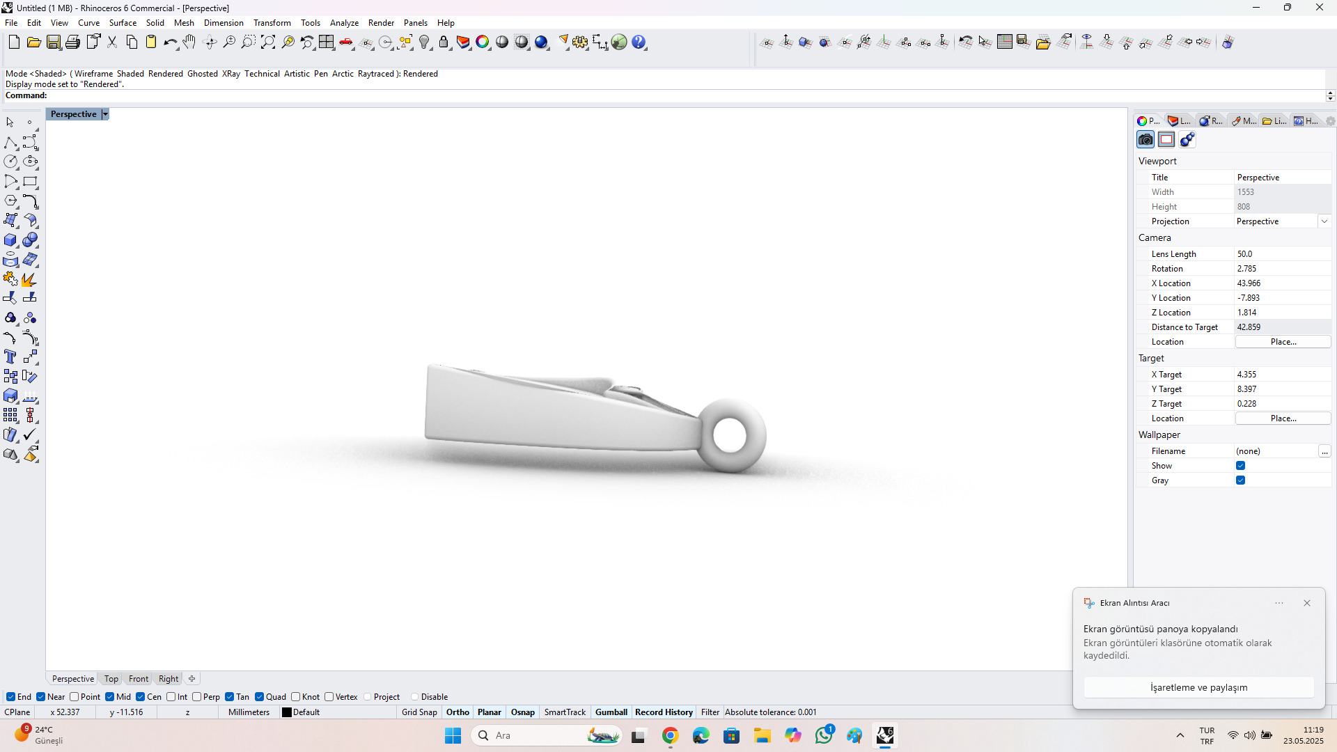 kalpli kolye Free 3D model_8