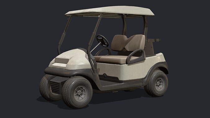Shuttle Ferry bus sightseeing bus Low-poly 3D model