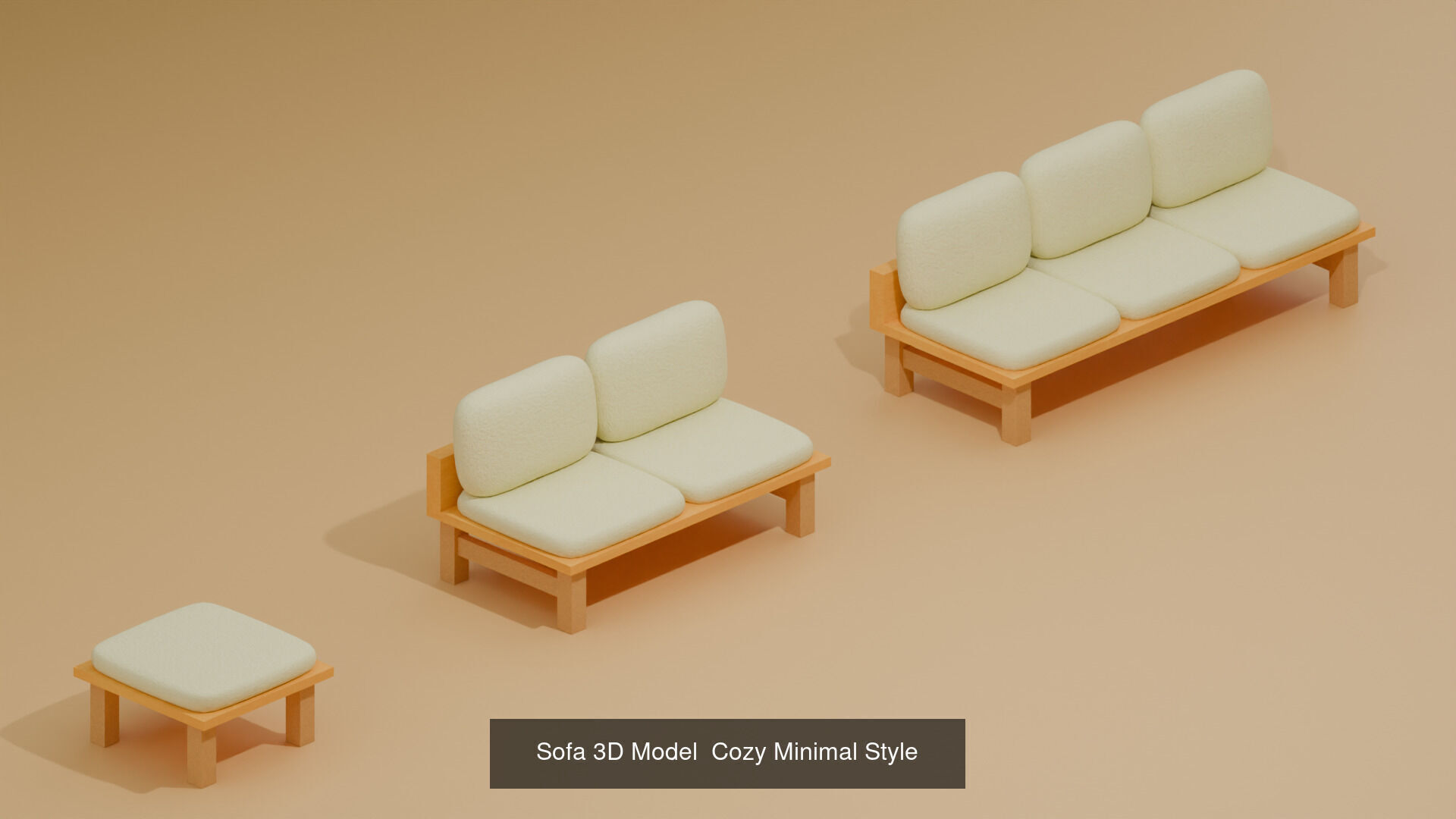 Living Room Set Vol 01  Full Scene Combo 3D Model Collection_3