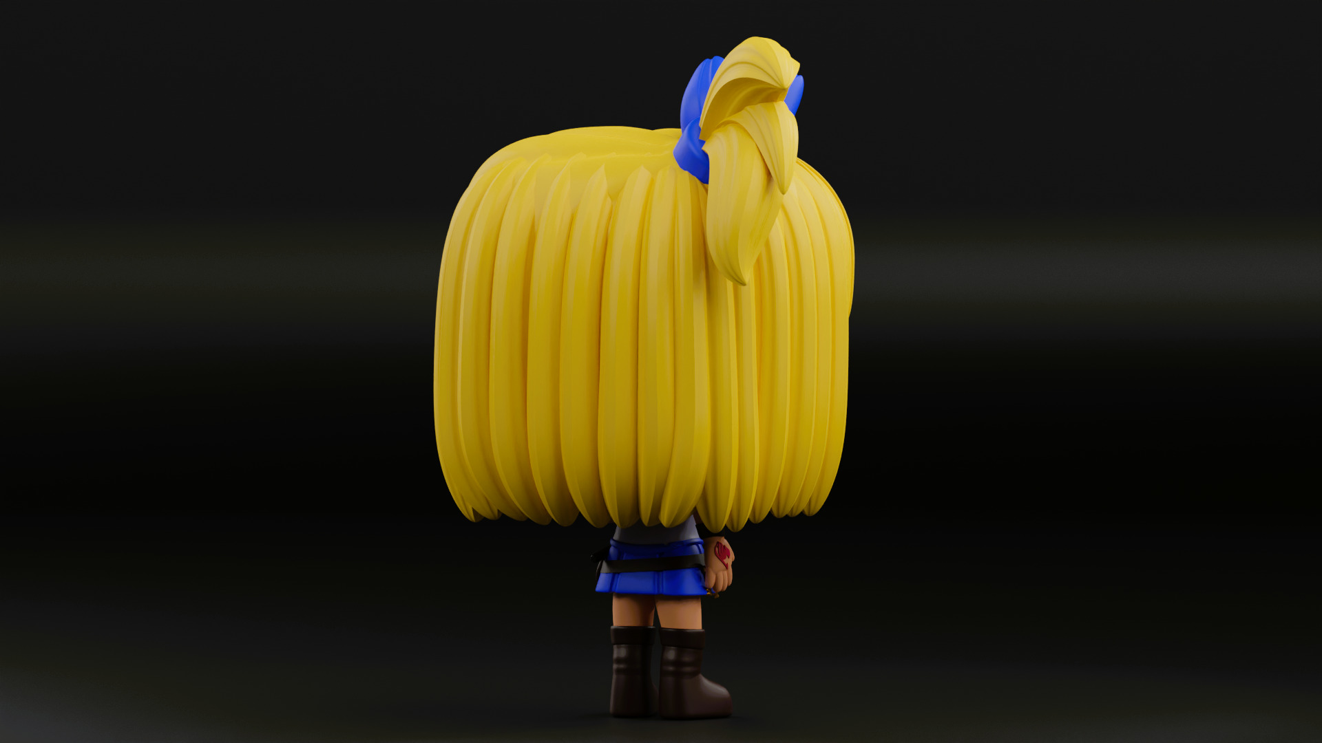 lusy funko pop from the anime Fairy Tail 3D print model_8