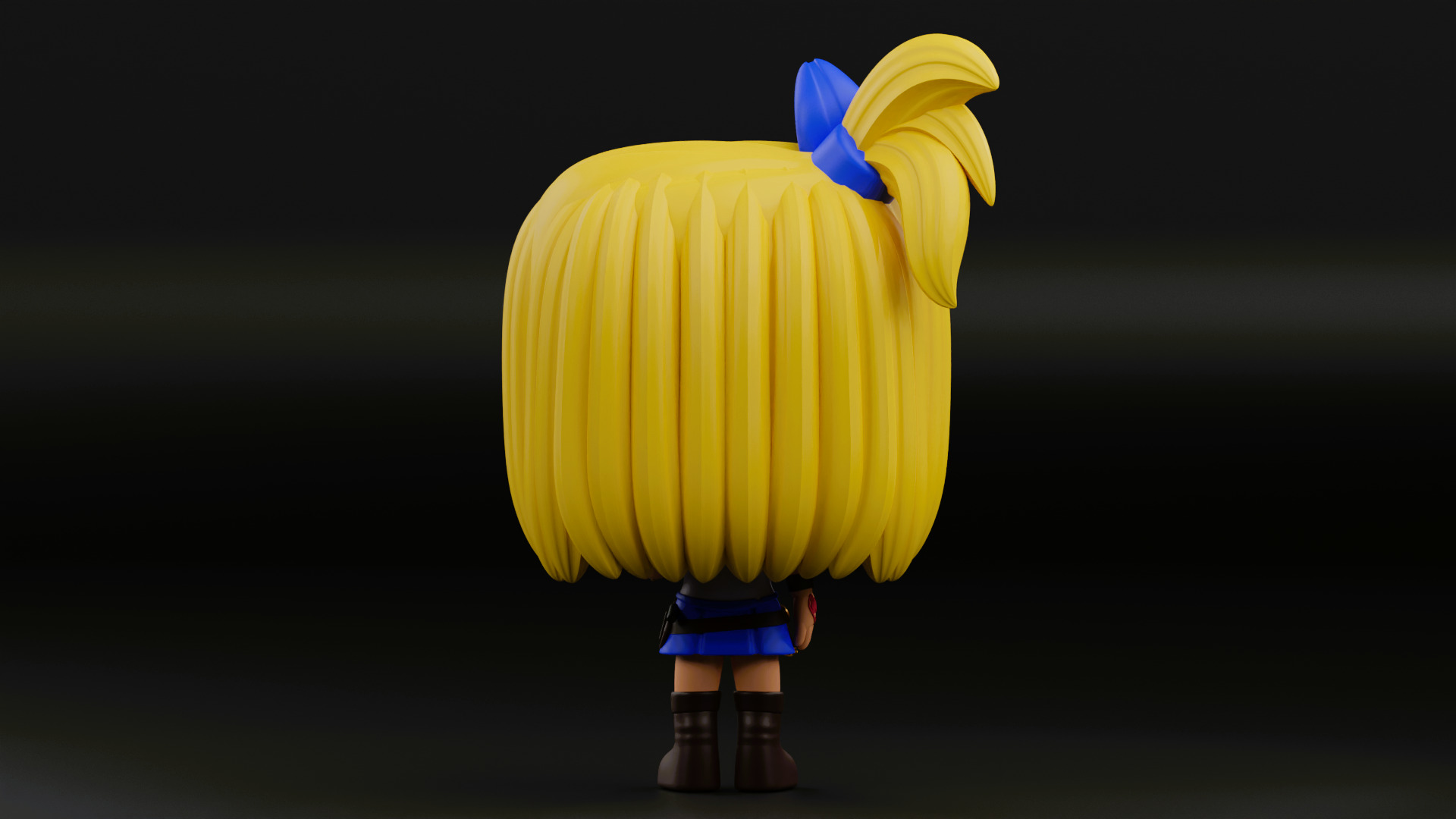 lusy funko pop from the anime Fairy Tail 3D print model_9
