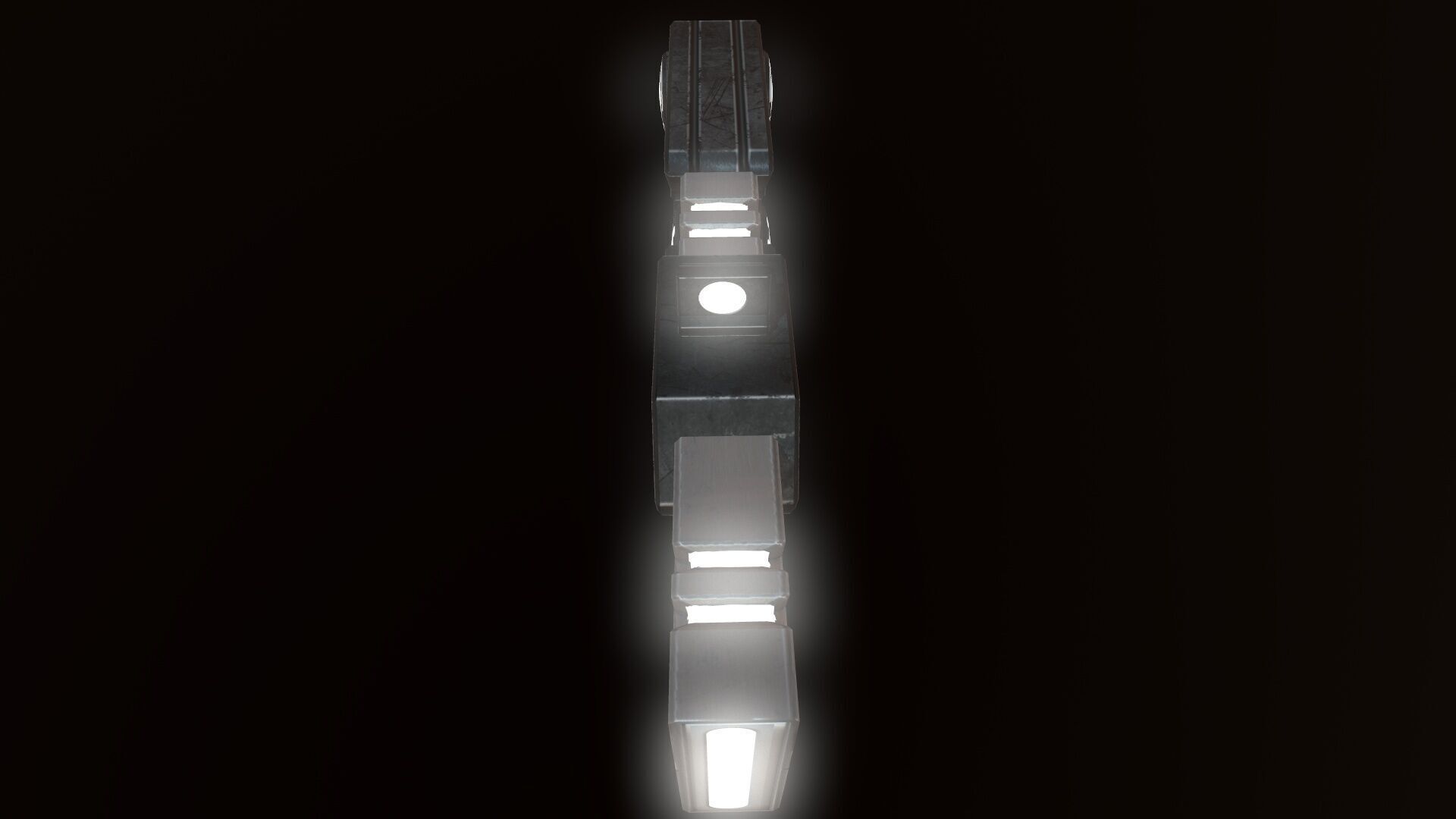 Sci Fi Gun Low-poly 3D model_10