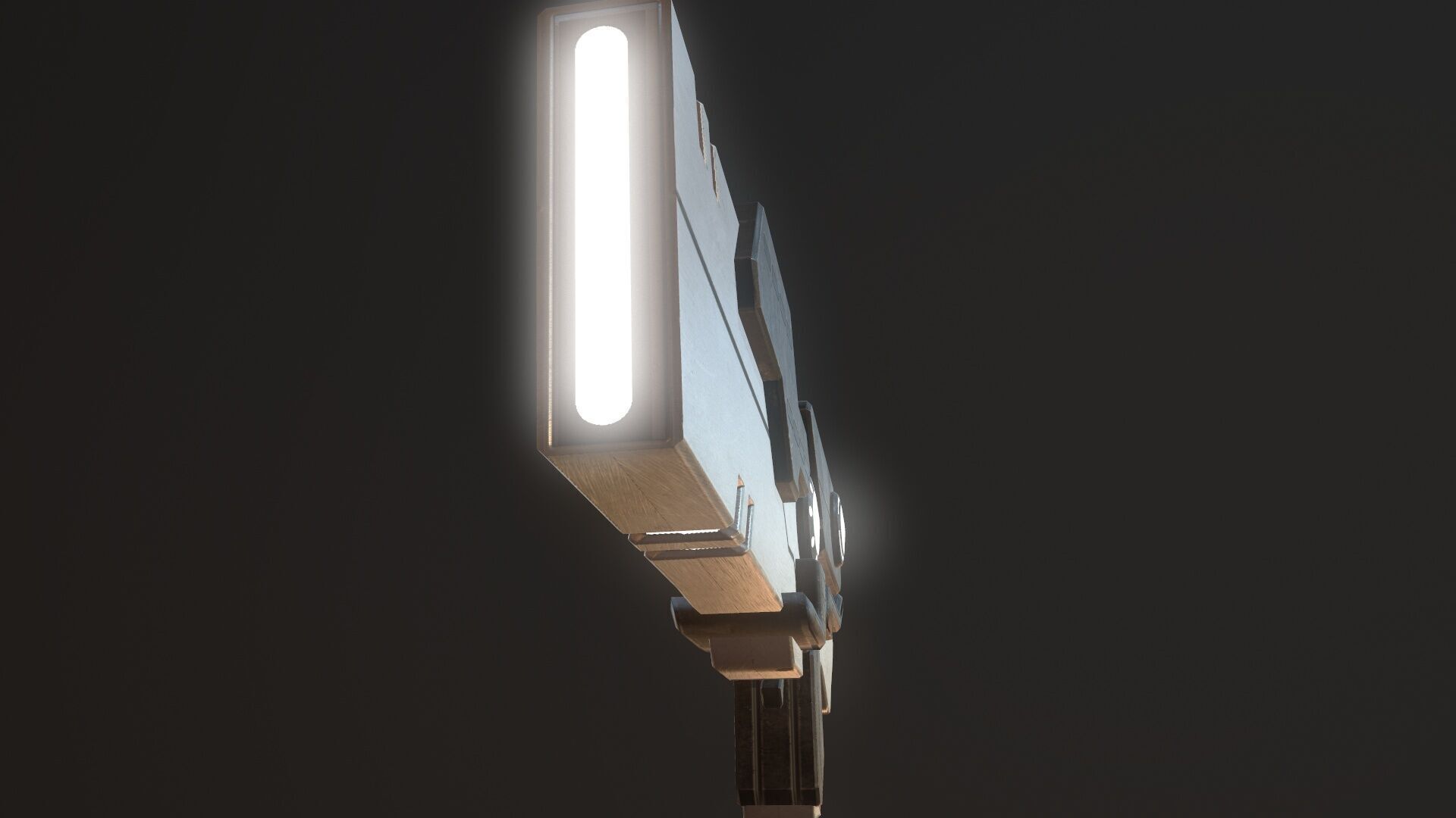 Sci Fi Gun Low-poly 3D model_24