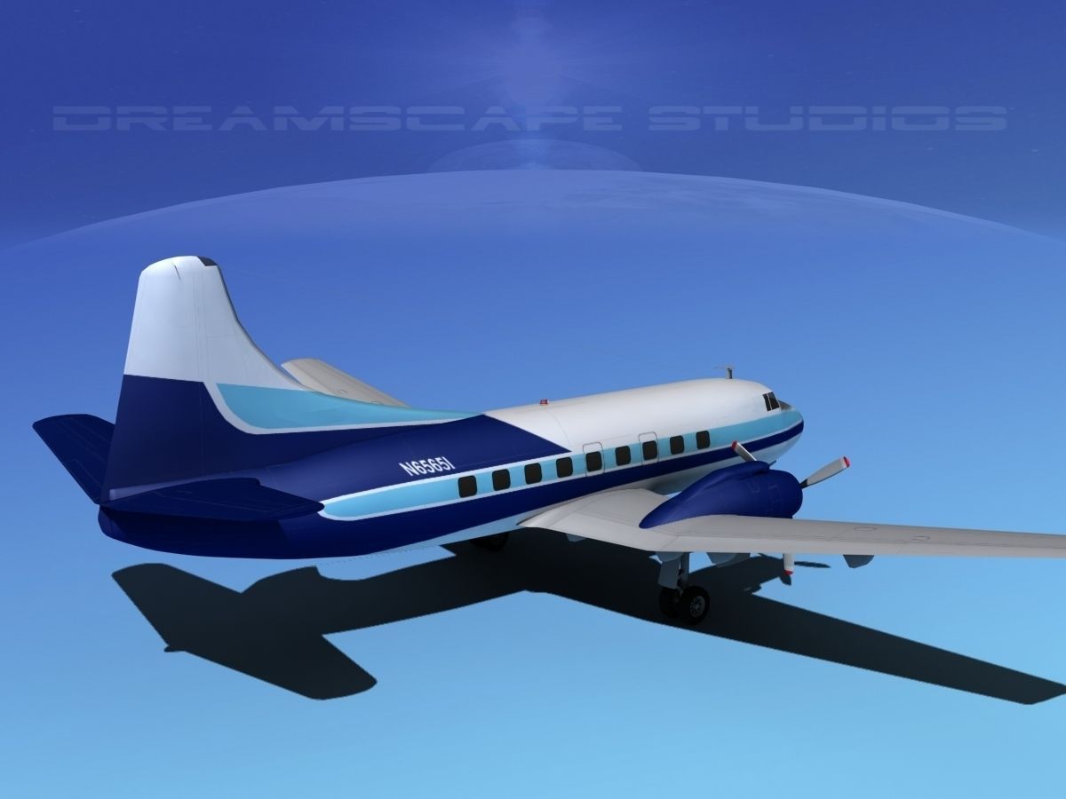 Martin 202 Private 3D model_6