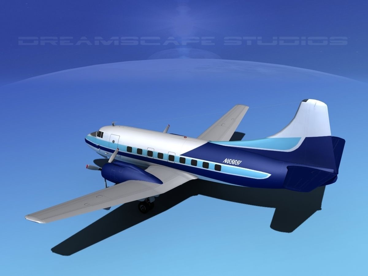 Martin 202 Private 3D model_3