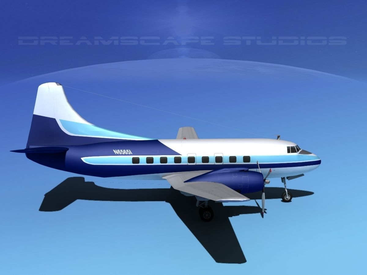 Martin 202 Private 3D model_11