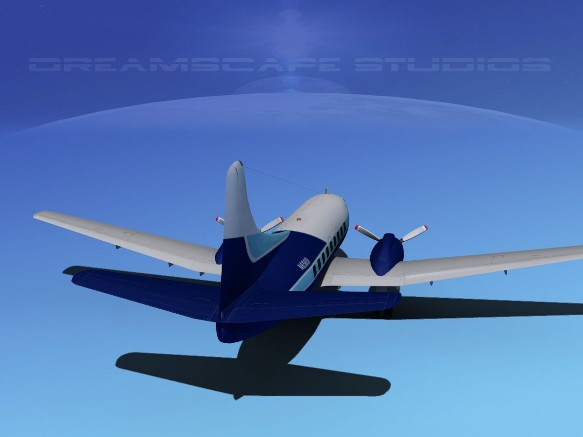 Martin 202 Private 3D model_2