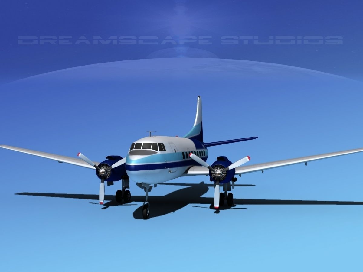 Martin 202 Private 3D model_1