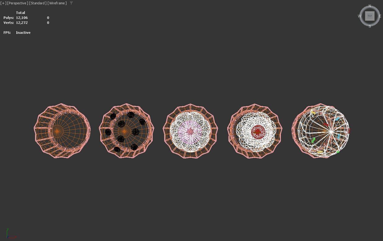 Stylized Low-Poly Cupcake Pack Low-poly 3D model_18